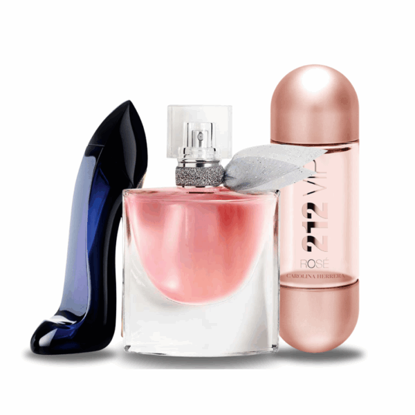 Coffret Exclusif 3 Parfums – Good Girl de Carolina Herrera, La Vie Est Belle de Lancôme & 212 VIP Rosé de Carolina Herrera [100 ml] Nº 17